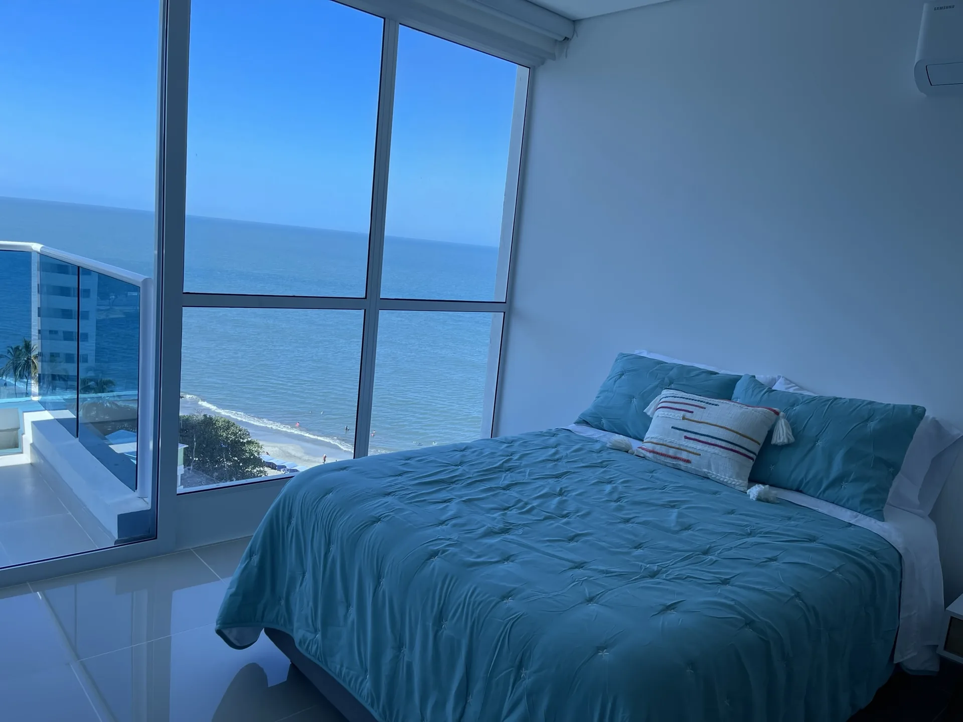 Vista al Mar Caribe desde el piso 11 de Reserva del Mar Torre 4